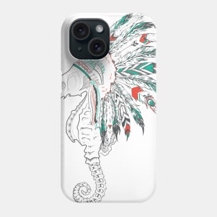 seahorse headdress Phone Case