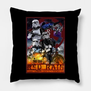 Red Rain Pillow