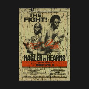 Marvelous marvin hegler vs hearns 70S - VINTAGE RETRO STYLE T-Shirt