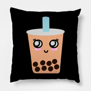 Happy Boba Pillow