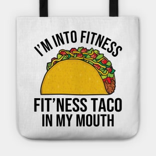 Fitness Taco In My Mouth Tote