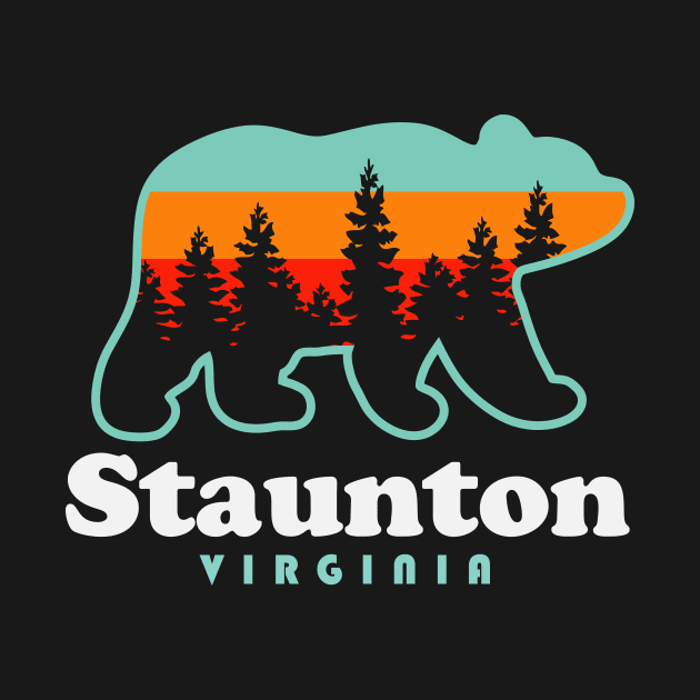 Staunton Virginia Mountain Vacation Bear by PodDesignShop