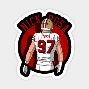 Nick Bosa Back Magnet