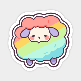 Rainbow Sheep Of The Family - LGBTQ Pride Magnet