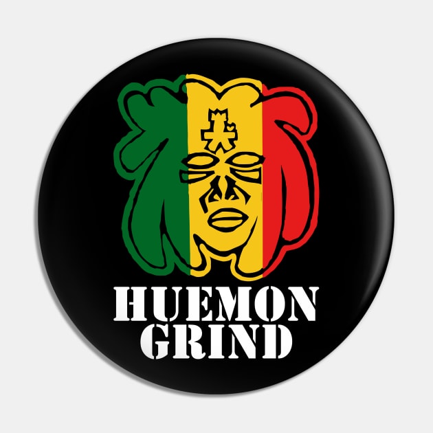 Rasta Higher Huemon Pin by Huemon Grind