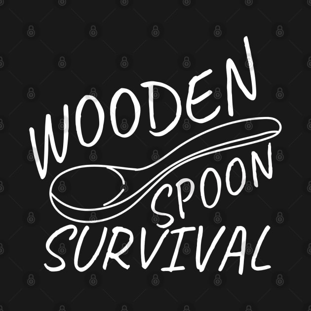 Funny Sayings - Wooden Spoon Survival by Promen Shirts