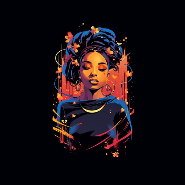 black woman by Lilbangdesigns