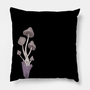 Crystal Mushrooms Pillow