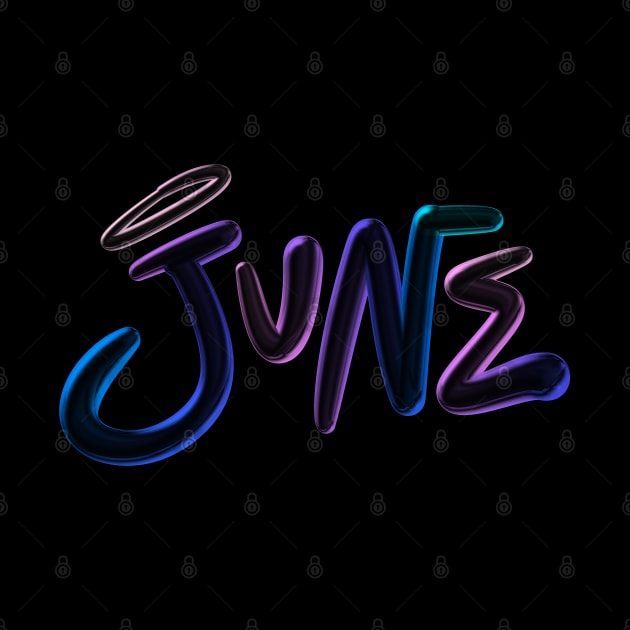 June Lettering Gift by yogisnanda