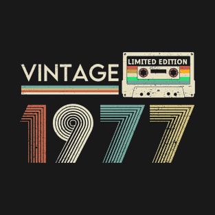 Vintage 1977 Limited Cassette T-Shirt