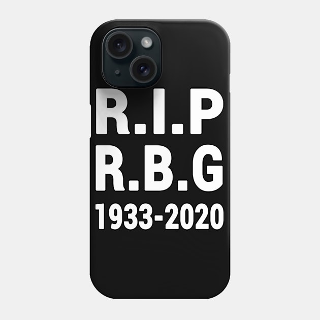 RBG RIP 1933 - 2020 Phone Case by Redmart