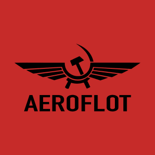 Aeroflot (Front & Back logo) T-Shirt