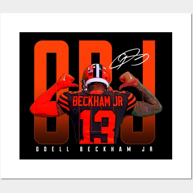 Odell Beckham Jr Poster by My Inspiration - Pixels Merch