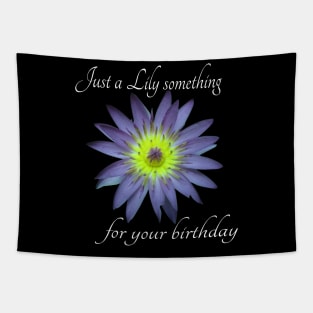 Birthday Card Water Lily Tapestry