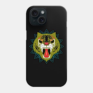 Polygonal Yellow Tiger Phone Case