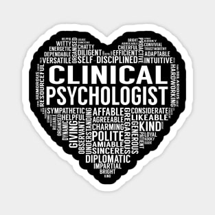 Clinical Psychologist Heart Magnet