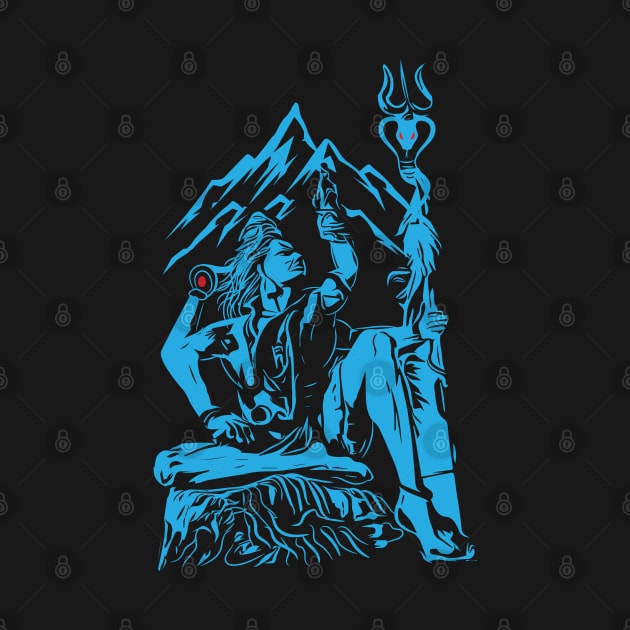 Lord Shiva Mahadev Azhimala Hindu Maha Shivratri by alltheprints