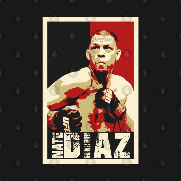 Nate Diaz Pop Art Style by mia_me