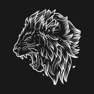 Fierce Lion Tattoo T-Shirt