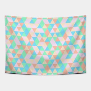 Geometric Triangles With Colorful Seamless Pattern Tapestry