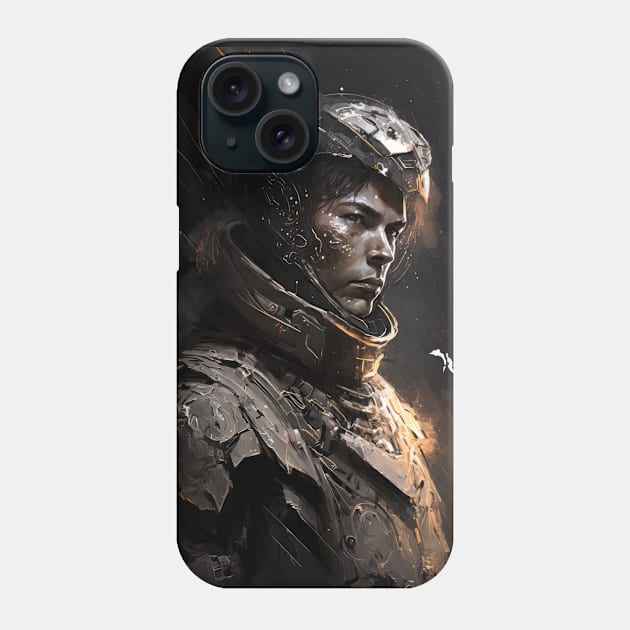 Warrior Portrait Fantasy Painting Dark Character Wild Spirit Epic Phone Case by Cubebox