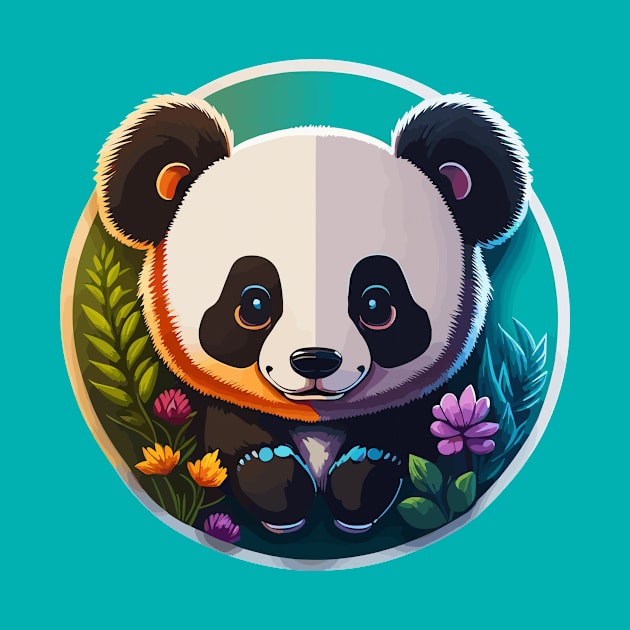 Panda Portrait by SpriteGuy95