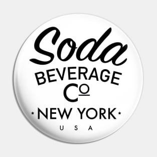 Soda Beverage Co New York USA Pin