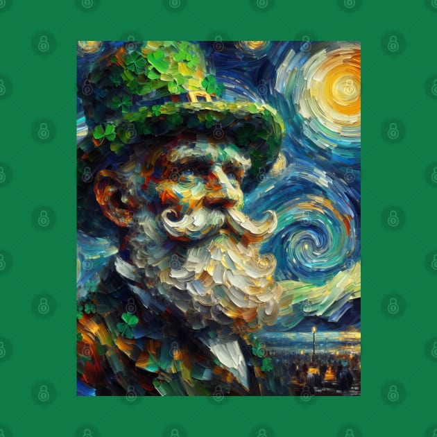 Gentleman in starry night by FUN GOGH