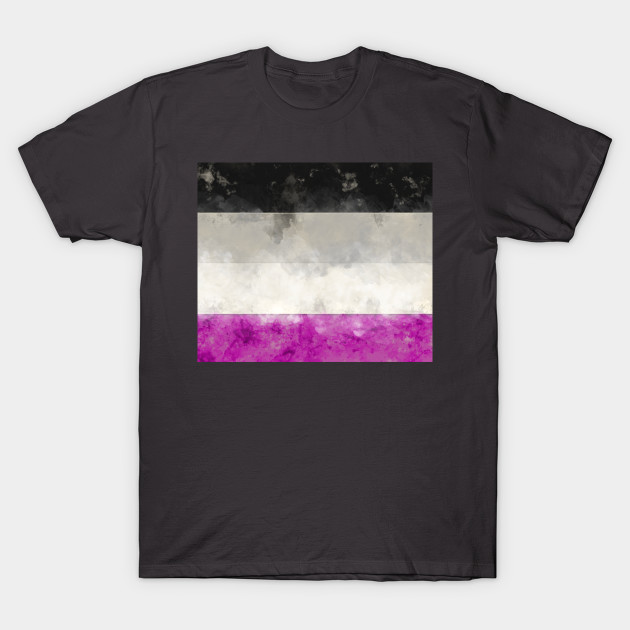 Ace Pride Flag - Water color - Asexual - T-Shirt | TeePublic