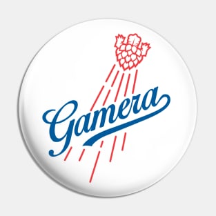 GAMERA - Baseball style parody Pin