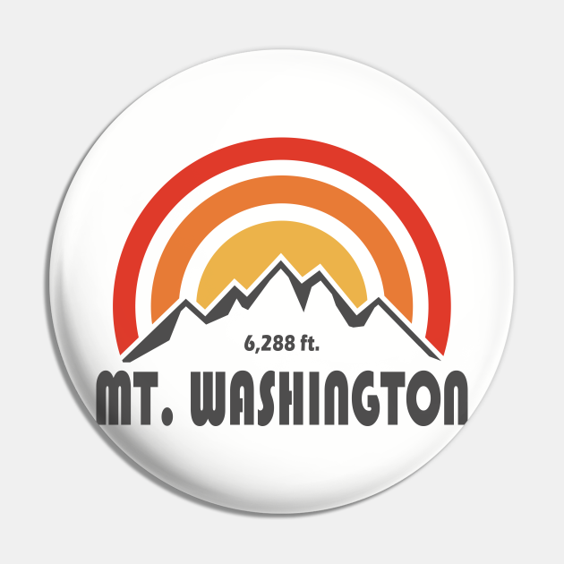Mt. Washington Mount Washington Pin TeePublic