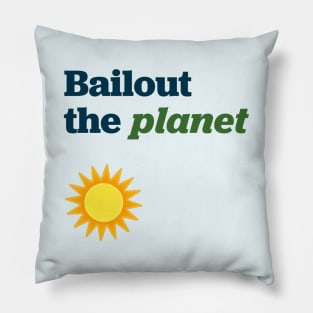 Climate change Pillow