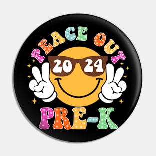 Peace Out School, Last Day of School, End of School Pre-K Pin