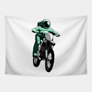 astronaut motorcycle Tapestry
