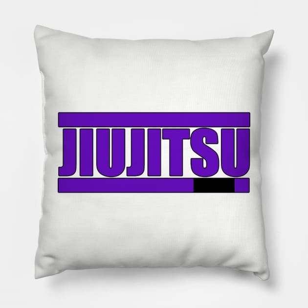 Brazilian Jiujitsu Purple Belt Ranked Pillow by  The best hard hat stickers 