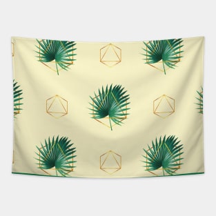Magic Palm Leaves Tapestry