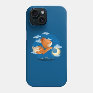 Fox Jumping Over The Moon Phone Case