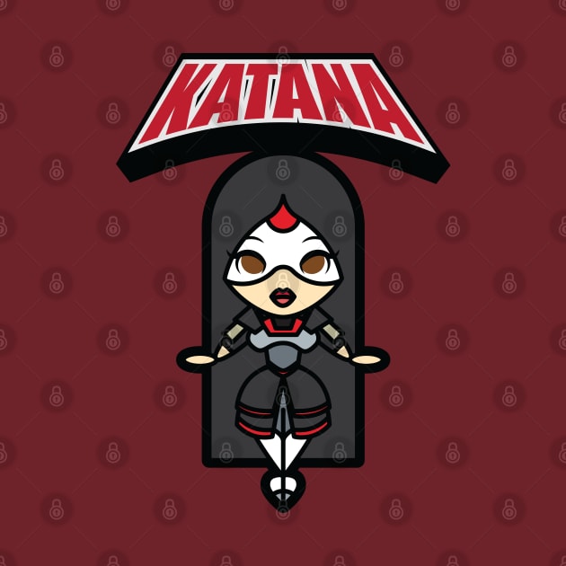 DC Super Hero Girls Katana Tooniefied by Tooniefied