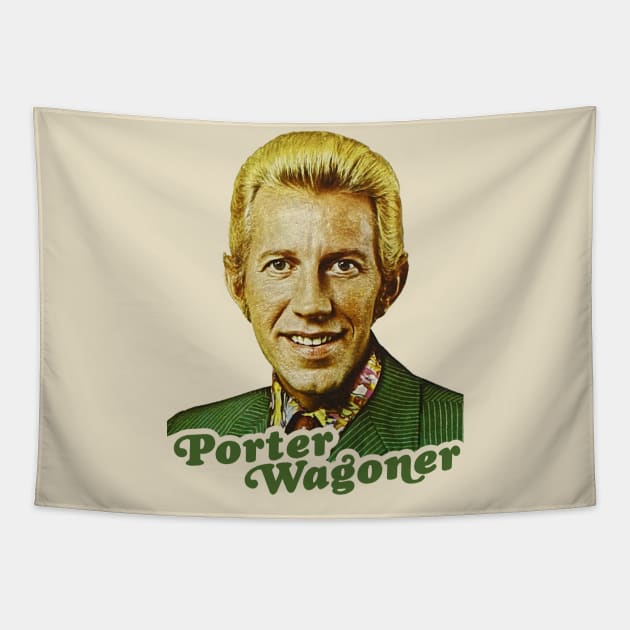 Porter Wagoner // Retro Country Singer Fan Tribute Tapestry by darklordpug