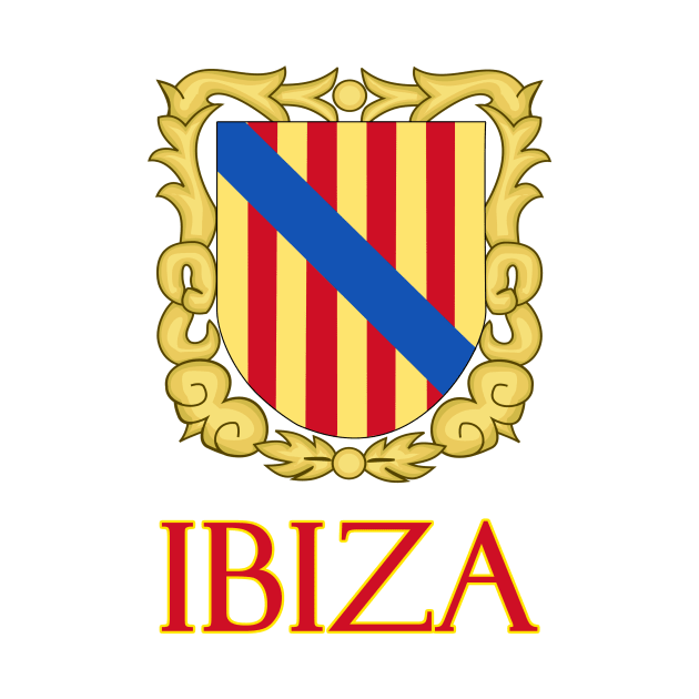 Ibiza, Balearic Islands, Spain - Coat of Arms Design by Naves