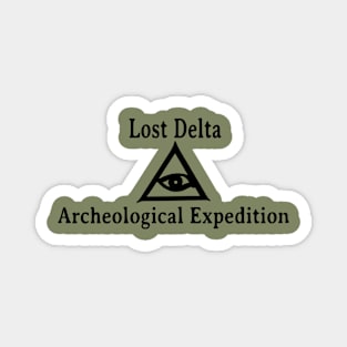 Lost Delta Archeological Expedition Magnet