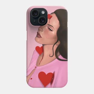 LA Three Heart NA Phone Case