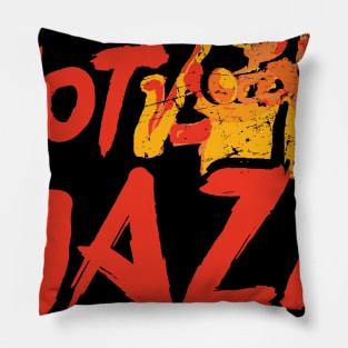 Hot Jazz Colorful Theme Pillow