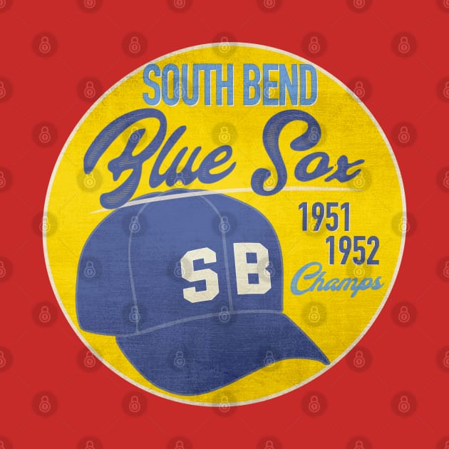 South Bend Blue Sox • AAGPBL Hat by The MKE Rhine Maiden