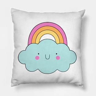 Rainbow & Cloud Pillow