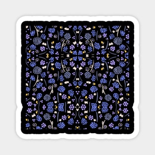 Blueberries pattern Magnet