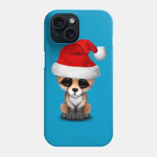 Baby Fox Wearing a Santa Hat Phone Case