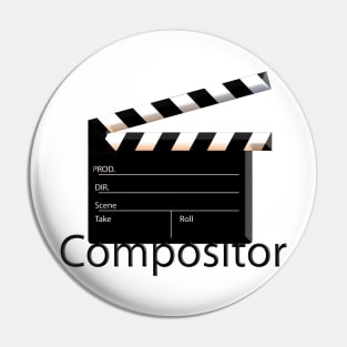 Compositor t-shirt for the vfx artist Pin