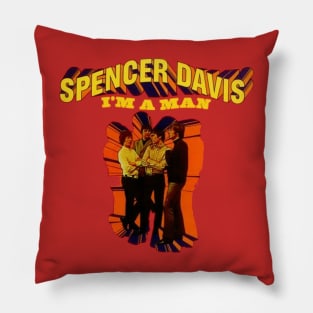 vintage!! spancer davis Pillow