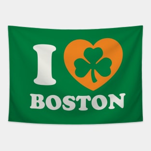 Boston Irish St Patricks Day Shamrock Irish Pride Tapestry